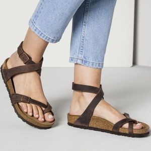 SOLD Birkenstocks Yara Brown